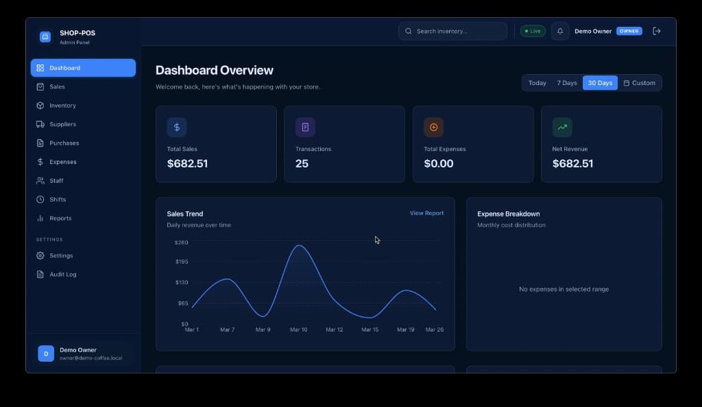 POS Screen